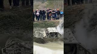 OFF ROAD Extreme powerfull offroadcar sending it to the max in deep mud automobile mud offroad [upl. by Adaurd37]