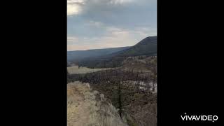 Water is now flowing over the top of the Chilcotin landslide August052024 [upl. by Gaultiero]