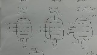 8908  6lw6  M2057 Biggest Baddest Linear Amplifier Sweep Tube made explained Hygain Footwarmer Amp [upl. by Atalya551]