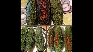 DIABETES SUPER FOOD AIR FRYER Recipe  KETO WEIGHT LOSS  Stuffed BITTER GOURD [upl. by Michael461]