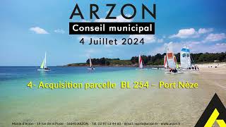 Conseil Municipal du 04 07 2024 [upl. by Ahsimin663]