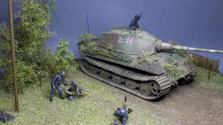 135 Diorama Kampfgruppe Spindler at Oosterbeek perimeter [upl. by Nnoved]