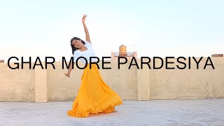 GHAR MORE PARDESIYA KALANK SEMI CLASSICAL BOLLYWOOD ALIA BHATT DANCE COVER [upl. by Eatnahc115]