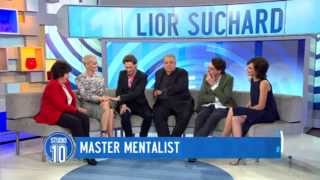 Master Mentalist Lior Suchard  Studio 10 [upl. by Yorztif63]