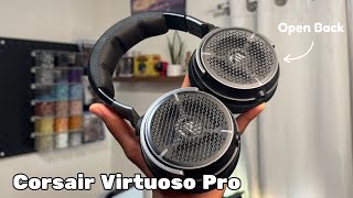 I tried good open back Gaming Headphones  Corsair Virtuoso Pro [upl. by Starbuck]