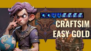 CRAFTING ADDON CRAFTSIM GUIDE WoW TWW [upl. by Melleta]