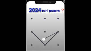 Mini pattern lock 2024 pc and mobile pattern pattern phonelock stylish amazing [upl. by Colb]