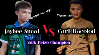 Carl Bacolod 🆚 Jaybee Sucal 8910 Partida  10balls race to 16 220k Prize Champion [upl. by Yelda]