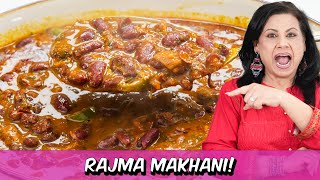 Kidney Beans Curry Rajma Makhani ya Butter Lobia Recipe in Urdu Hindi  RKK [upl. by Hermy]