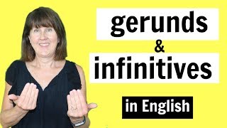 Gerunds and Infinitives in English  grammar lesson [upl. by Alleirbag]