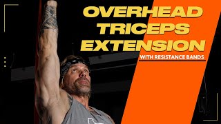 Resistance Bands Arm Exercise Overhead Triceps Extension [upl. by Shelburne]