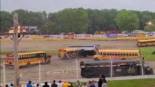 Slinger Speedway Slam Fest 1 2022 Tons of carnage 💥 [upl. by Selyn]