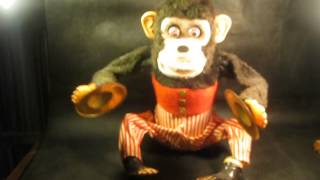 Monkey playing cymbals [upl. by Fitalludba]