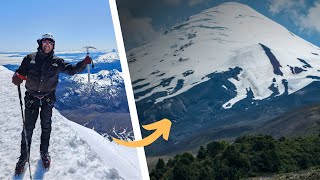 SUBÍ un PELIGROSO VOLCÁN en el SUR DE CHILE  VOLCÁN OSORNO🌋 [upl. by Laspisa]