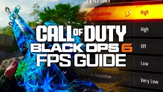 BO6 Best Graphics Settings Boost FPS amp Improve Visibility in Black Ops 6 [upl. by Eittap712]