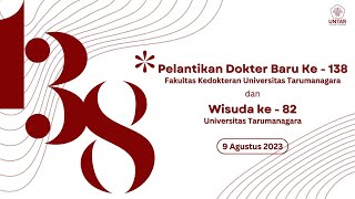 Pelantikan Dokter Baru ke138 dan Wisuda ke82 Universitas Tarumanagara  9 Agustus 2023 [upl. by Yaya]