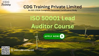 Become an ISO 50001 Lead Auditor with CDG Training Private Limited  Get Course Link Below [upl. by Eelrefinnej]