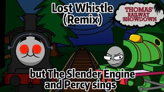 FNFLost Whistle Remix but The Slender Engine and Percy singsFNF TRS Remix coverFLP [upl. by Lacsap]