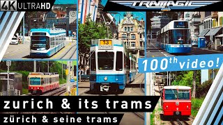 Zürich amp seine Straßenbahnen  4K [upl. by Zucker]