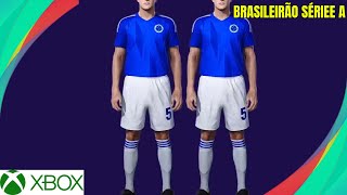 PES 2021 NOVO UNIFORME TITULAR CRUZEIRO 2024 XBOX ONE [upl. by Eusebio]