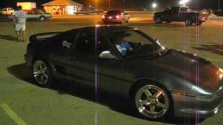 Matts 700whp MR2 being unloaded at the 18th mile in Denton TX [upl. by Tteirrah]