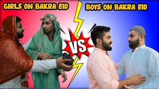 Girls on Bakra Eid Vs Boys on Bakra Eid  DablewTee  WT  Comedy Skit  EidulAdha 2024 [upl. by Essyla]