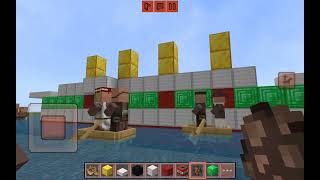 Minecraft Sinking Ships TitanicCarpathiaBritannicAnd MV Doña Paz [upl. by Aleedis]