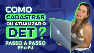 COMO CADASTRAR OU ATUALIZAR O DET PASSO A PASSO 💻 [upl. by Kaenel359]