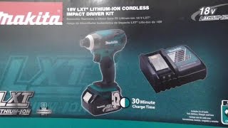 Makita 18V LXT LITHIUMION CORDLESS IMPACT DRIVER KIT REVIEW [upl. by Lashonda]