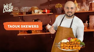 Taouk skewers or shish taouk marinade  The best chicken marinade recipe [upl. by Nakhsa531]