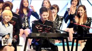 MBLAQ Seung Ho Piano  Fun Talk w Sunny SNSD  Music Island Fancam [upl. by Leiad80]