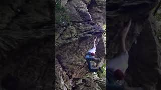 Version jump climbing rockclimbing nature dyno sports sport try [upl. by Roseanne]