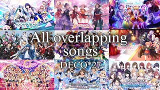 DECO27 All overlapping songs from MILGRAM Project Sekai BanG Dream and more [upl. by Naveb]