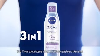 NIVEA Micellar Water  Recommended by Makeup Artists [upl. by Eidnalem]