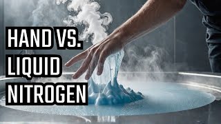 Slow Motion Hand in Liquid Nitrogen [upl. by Row]