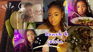 Glo new album  juicing and lunch [upl. by Hgalehs763]