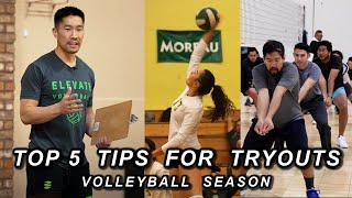 Top 5 Volleyball Tryout Tips [upl. by Stormi29]