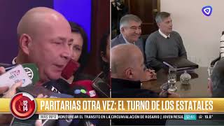 Paritarias el gobierno recibe a estatales [upl. by Ethbinium]