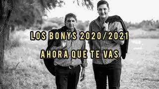 Los Bonys Ahora que te vas Pablo Hoyos 20202021 [upl. by Helbonia]