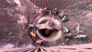 1600 TPH KOBELCO GYRATORY CONE CRUSHER SHUTDOWN FOR MAINTENANCE  PART 1 [upl. by Eissirhc878]