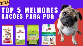 Top 5 Melhores Rações Para Pug de 2024 [upl. by Enelhtac]