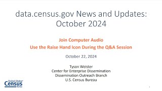 data census gov News and Updates October 2024 [upl. by Gnut976]