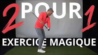 Bras gauche droit  position parfaite au sommet du swing en 1 seul exercice magique [upl. by Cherie]