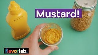 How to make mustard  from mustard seed to condiment [upl. by Cirilo]