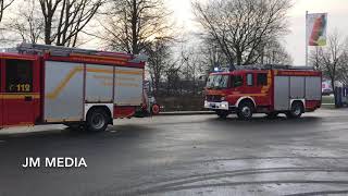 Feuerwehr Eckernförde HLF20 LF20 ELW1 [upl. by Nivak]