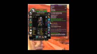 World of Warcraft 335 WotLK  My Prot warrior Gears and Talent Tree 100 ARP [upl. by Marler]