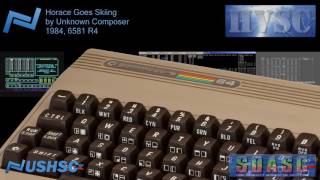 Horace Goes Skiing  Unknown Composer  1984  C64 chiptune [upl. by Erodeht]