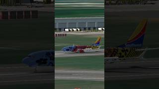 B737 MAX8 Southwest landing in Baltimore aviation rfs landing [upl. by Nahtnaoj558]