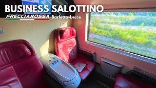 IN BUSINESS SALOTTINO SUL FRECCIAROSSA DA BARLETTA A LECCE  A BORDO travelreport [upl. by Sophy]