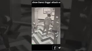 Darez Diggs brother of NFL Stefon and Trevon caught on camera attacking a man in elevatorNFL [upl. by Epul]